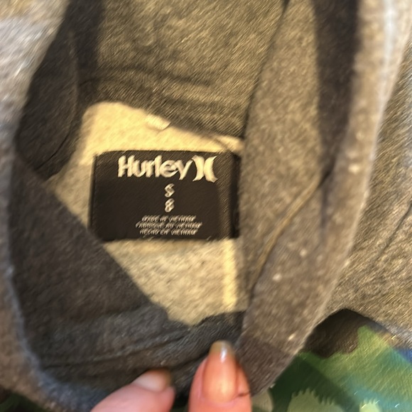 EUC Boys Hurley hoodie and sweatpants size 8 - Picture 3 of 9